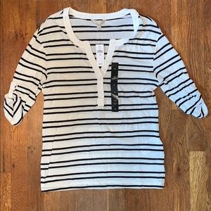 NWT XS Banana Republic striped top